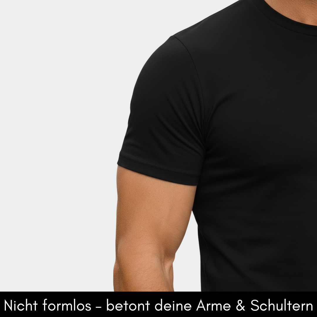 Herren T-Shirt – T-Shape, Rundhals, Baumwolle