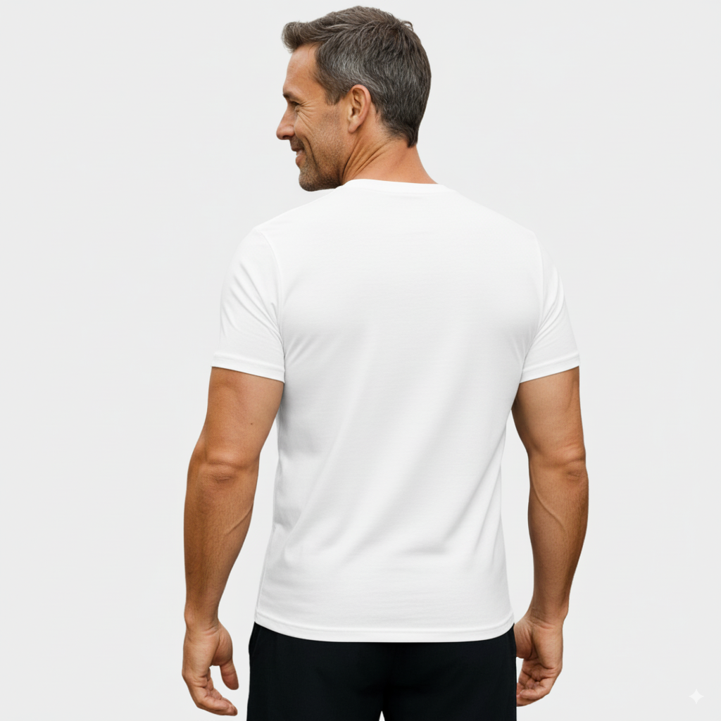 Herren T-Shirt – T-Shape, Rundhals, Baumwolle