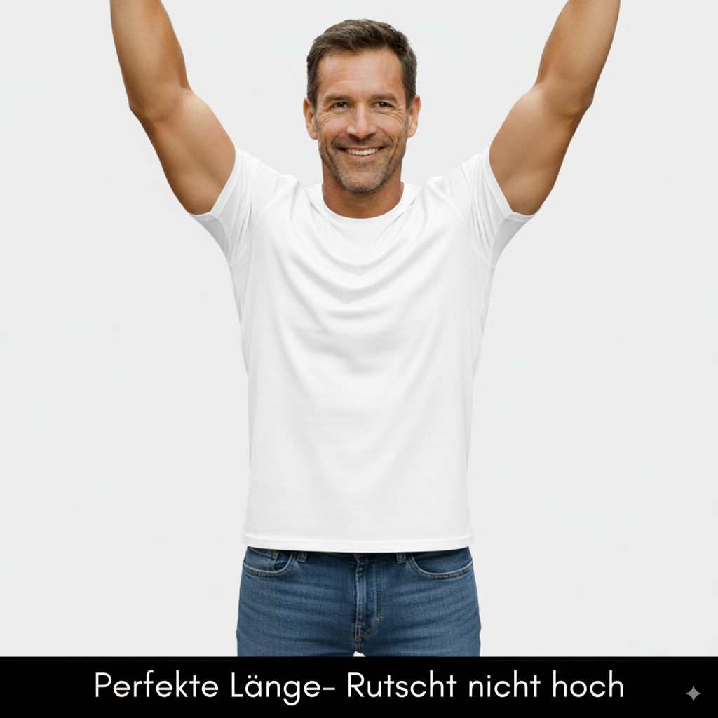 Herren T-Shirt – T-Shape, Rundhals, Baumwolle