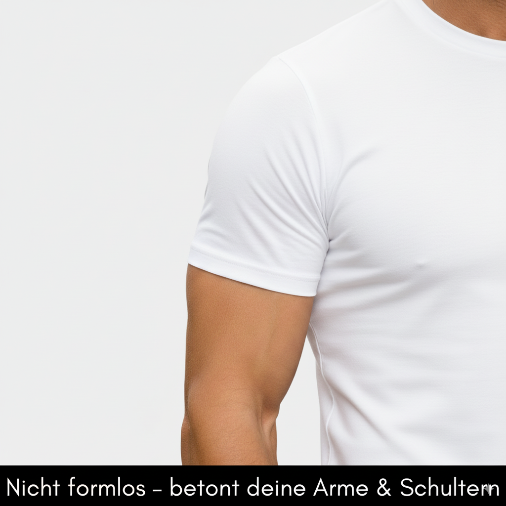 Herren T-Shirt – T-Shape, Rundhals, Baumwolle