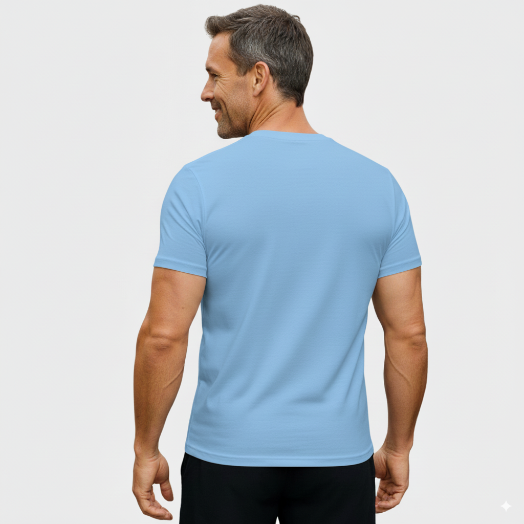 Herren T-Shirt – T-Shape, Rundhals, Baumwolle