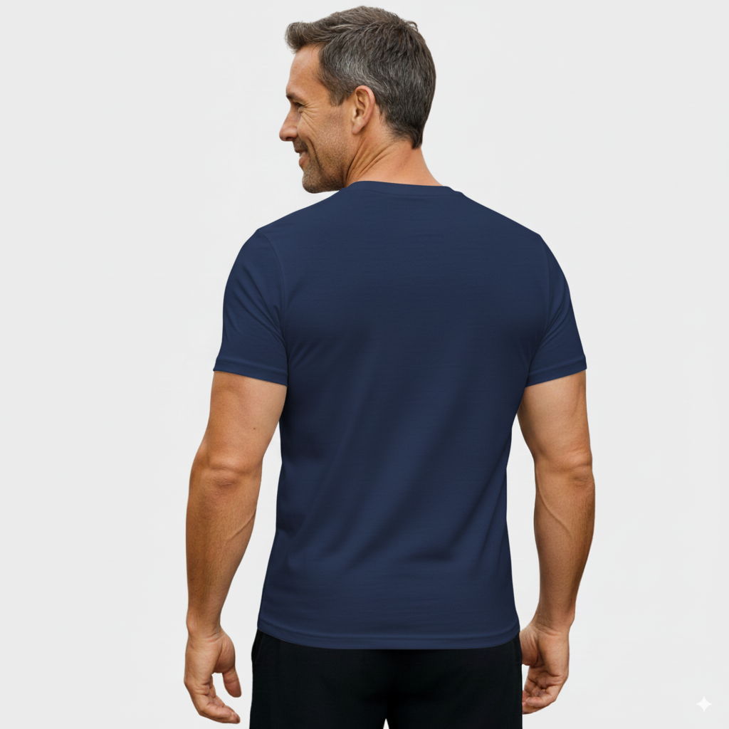 Herren T-Shirt – T-Shape, Rundhals, Baumwolle