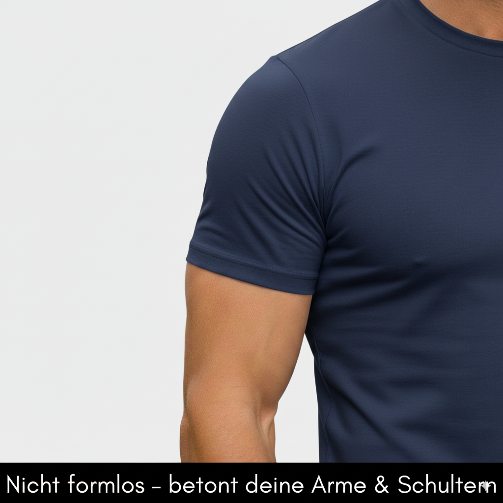 Herren T-Shirt – T-Shape, Rundhals, Baumwolle