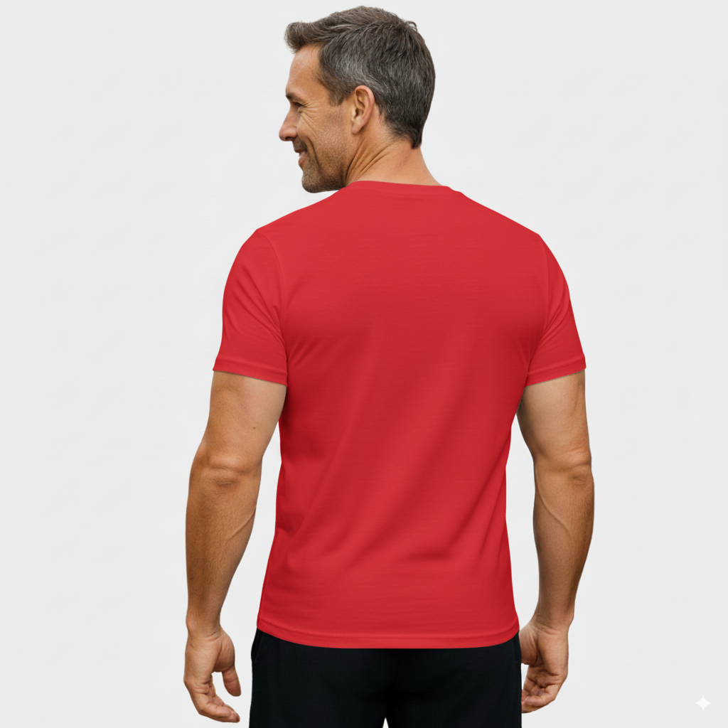 Herren T-Shirt – T-Shape, Rundhals, Baumwolle