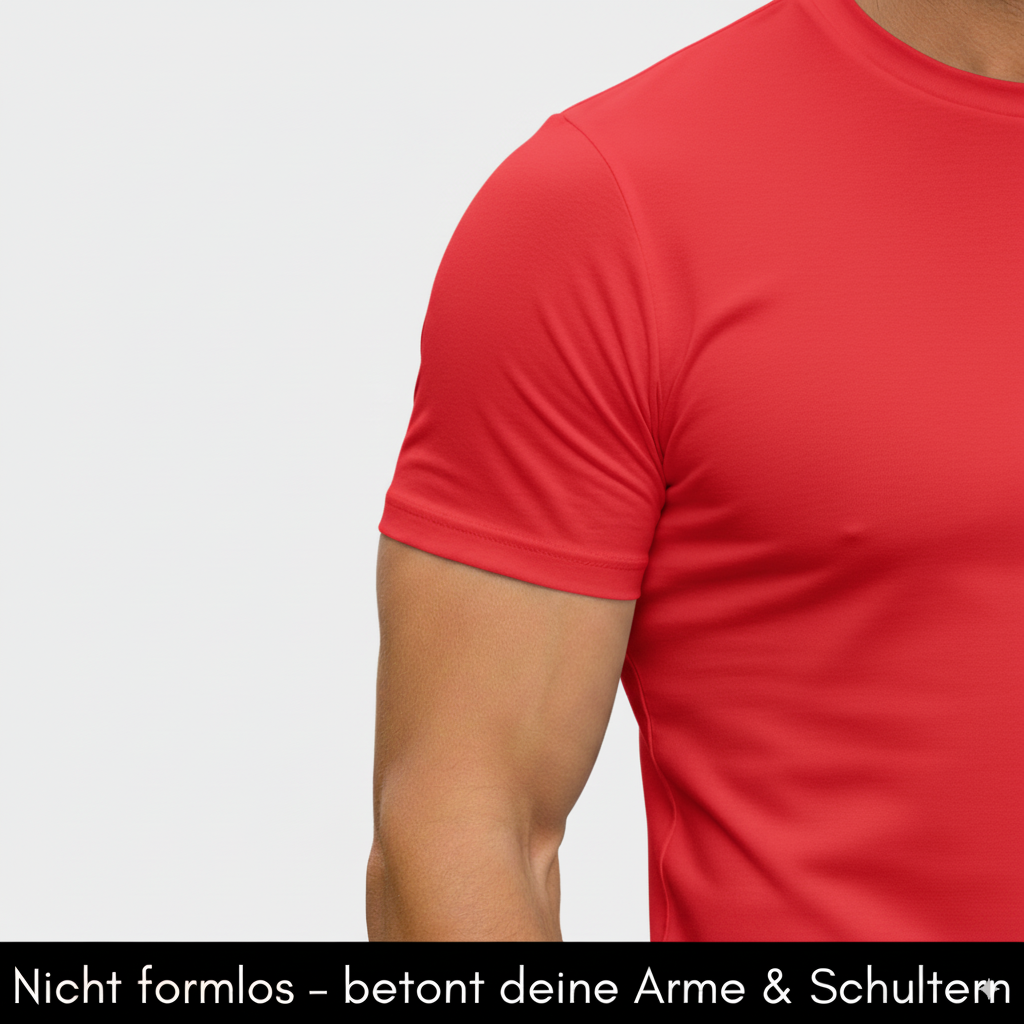 Herren T-Shirt – T-Shape, Rundhals, Baumwolle