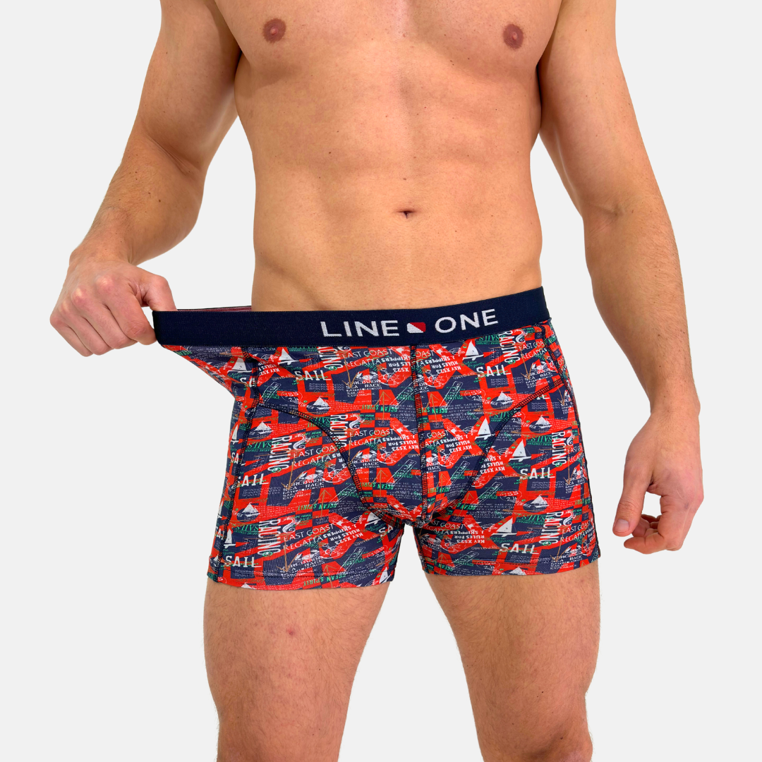 Line One Herren Boxershorts "Sail"