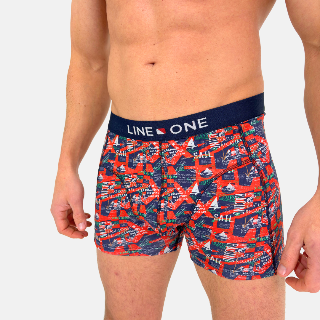 Line One Herren Boxershorts "Sail"