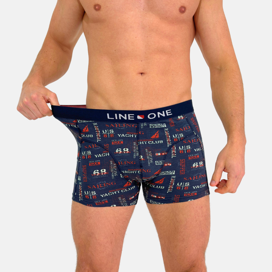 Line One Herren Boxershorts "Yacht Club"