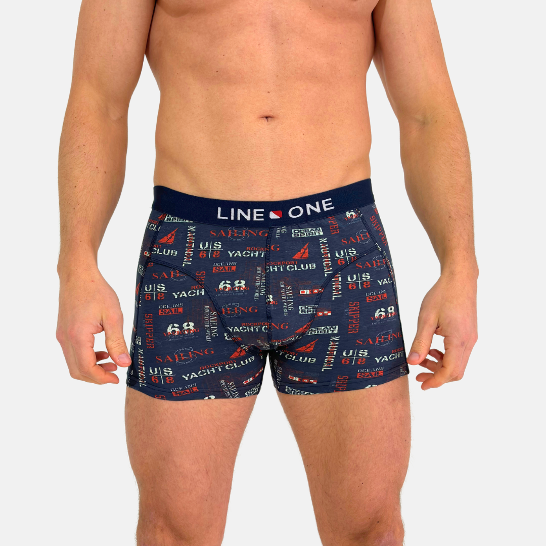 Line One Herren Boxershorts "Yacht Club"