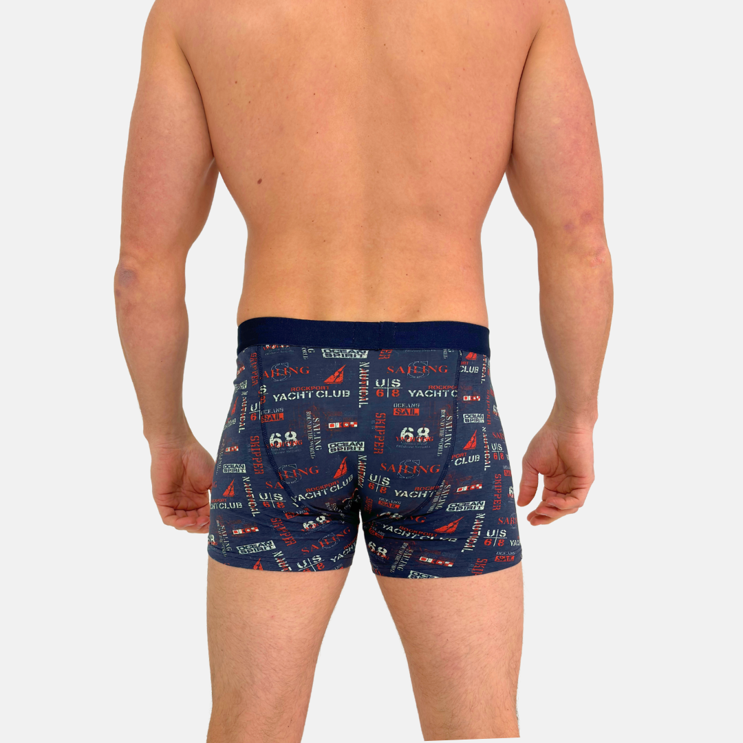 Line One Herren Boxershorts "Yacht Club"