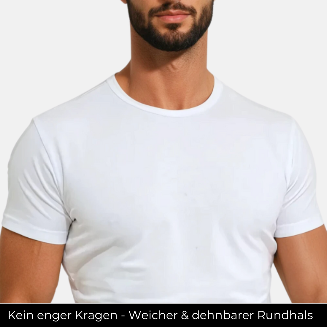 Herren T-Shirt – T-Shape, Rundhals, Baumwolle