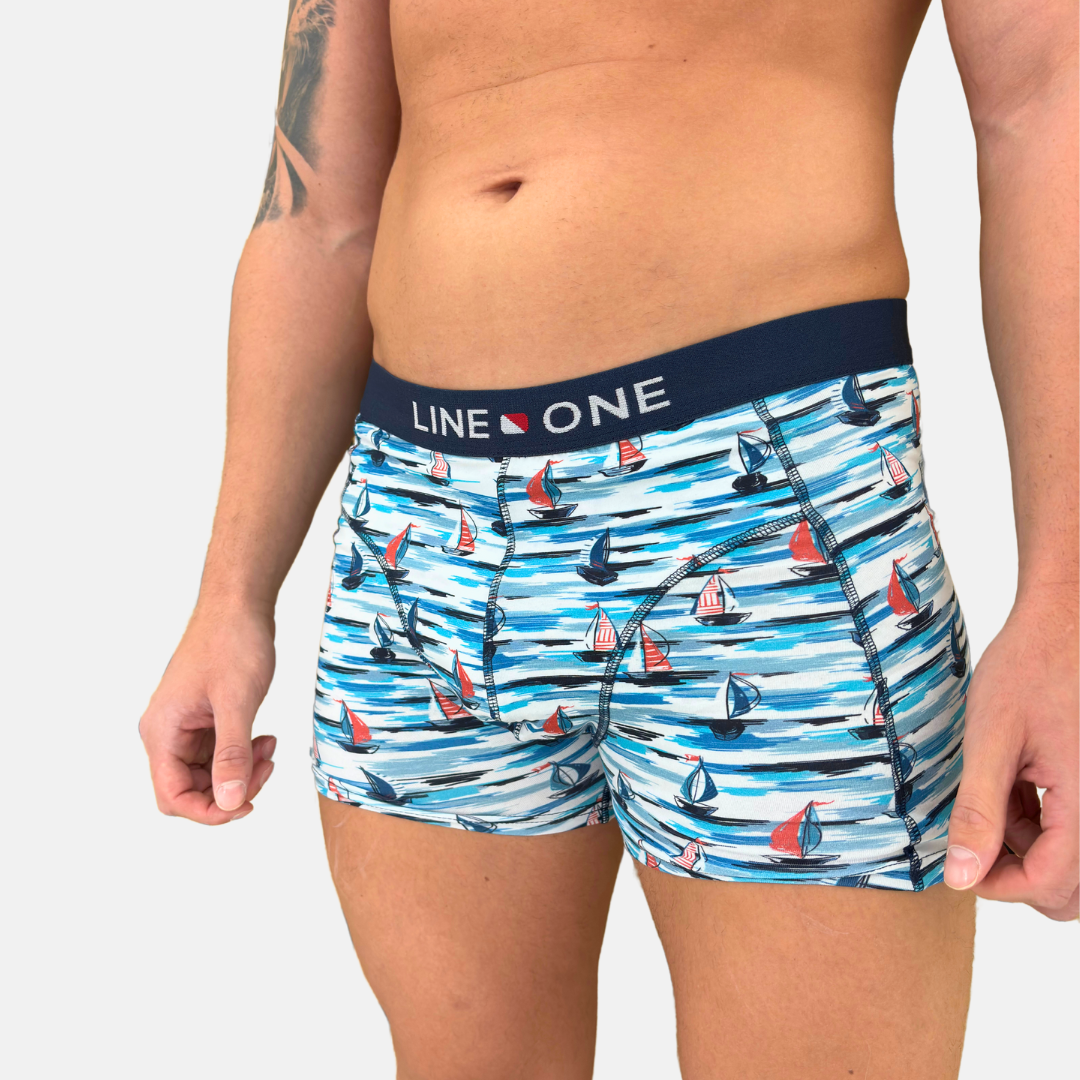 Line One Herren Boxershorts "Sailing"