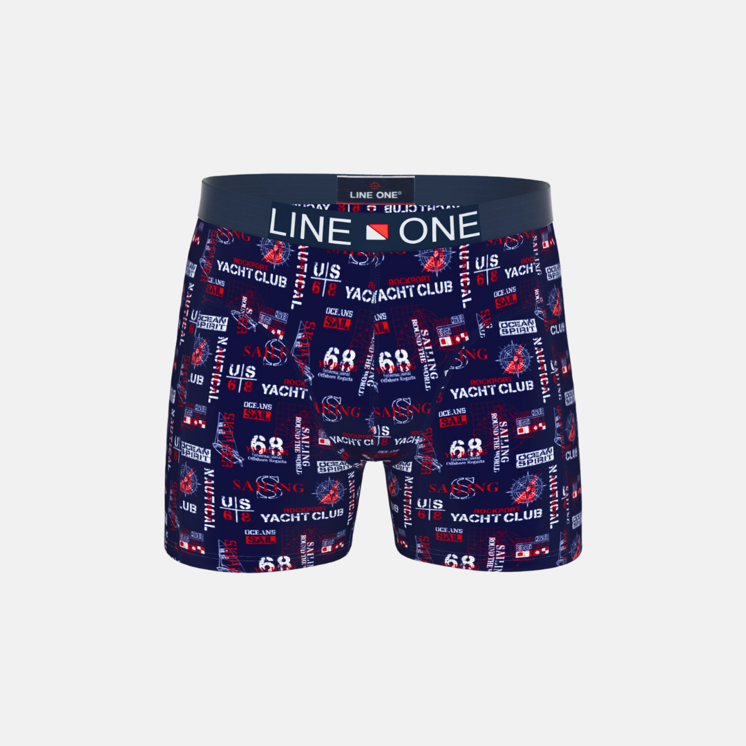 Line One Herren Boxershorts "Yacht Club"