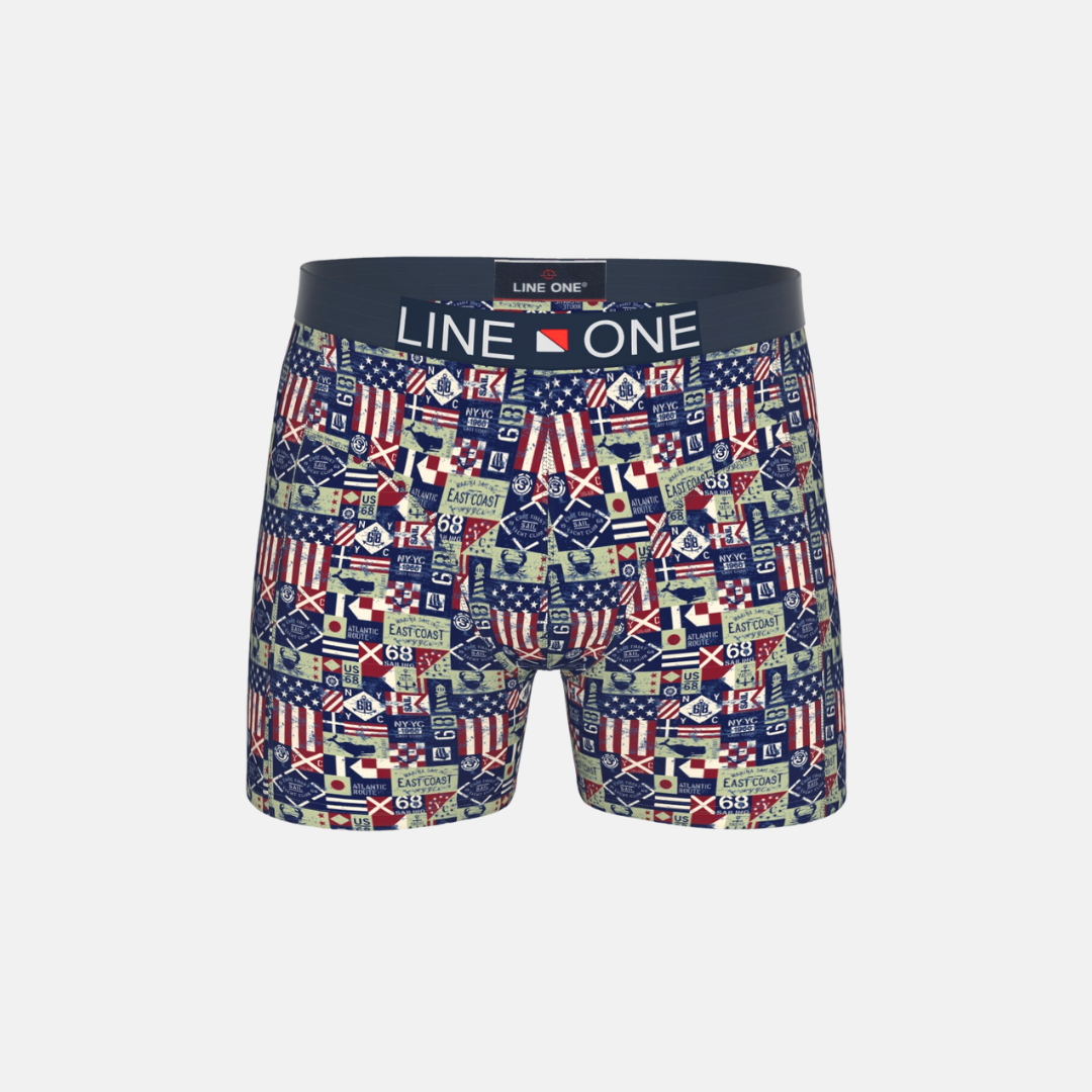 Line One Herren Boxershorts "East Coast"