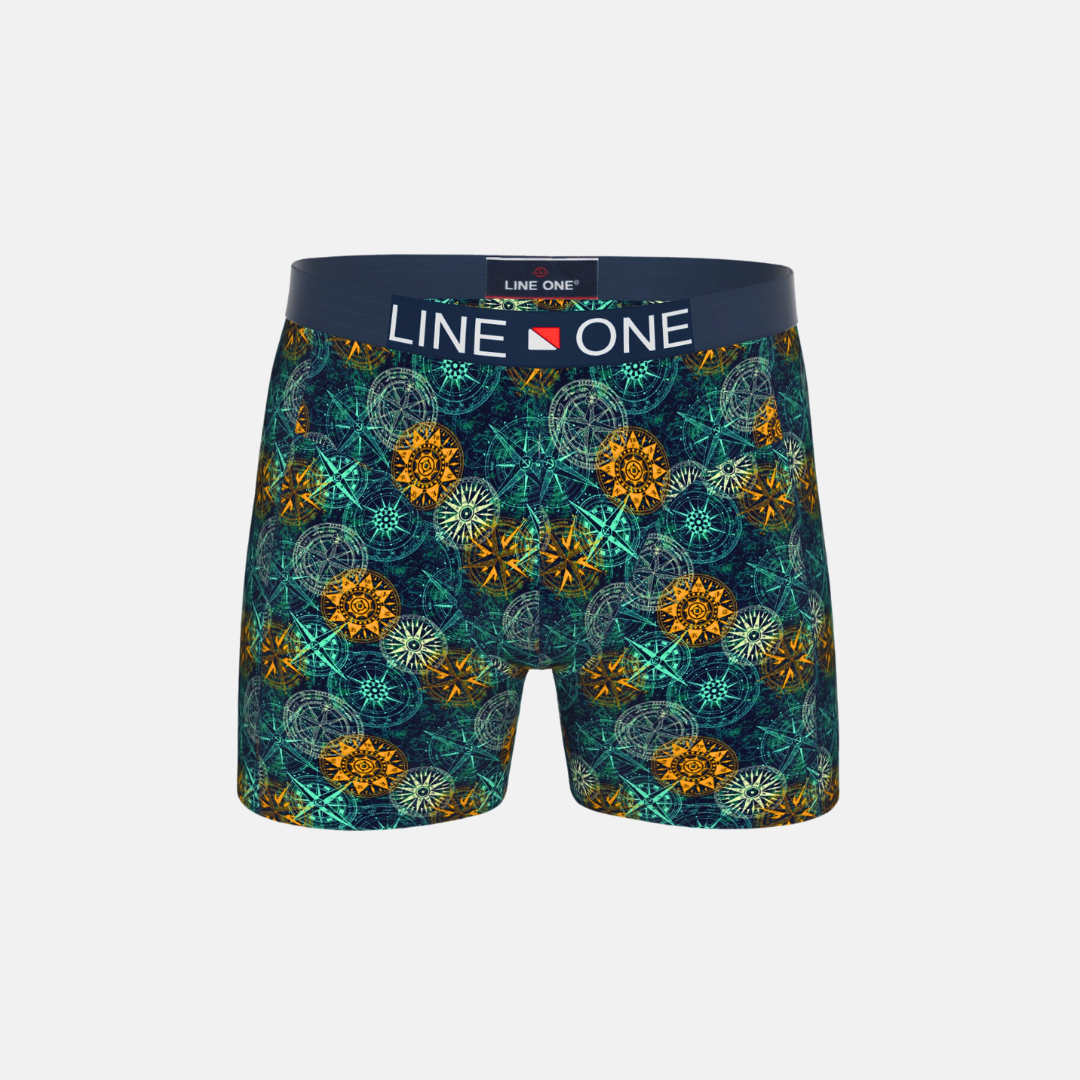 Line One Herren Boxershorts "Compass Rose"