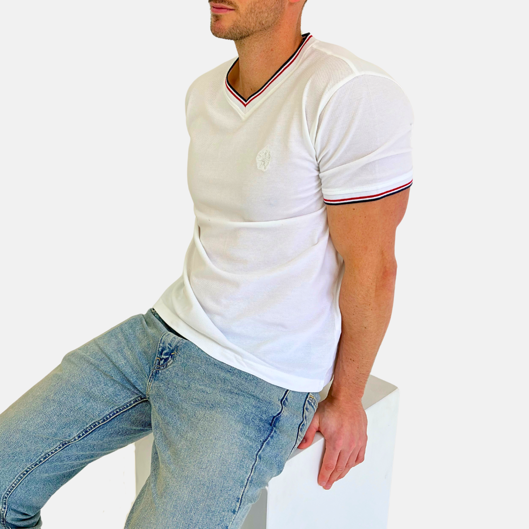 Line One Herren T-Shirt V-Neck
