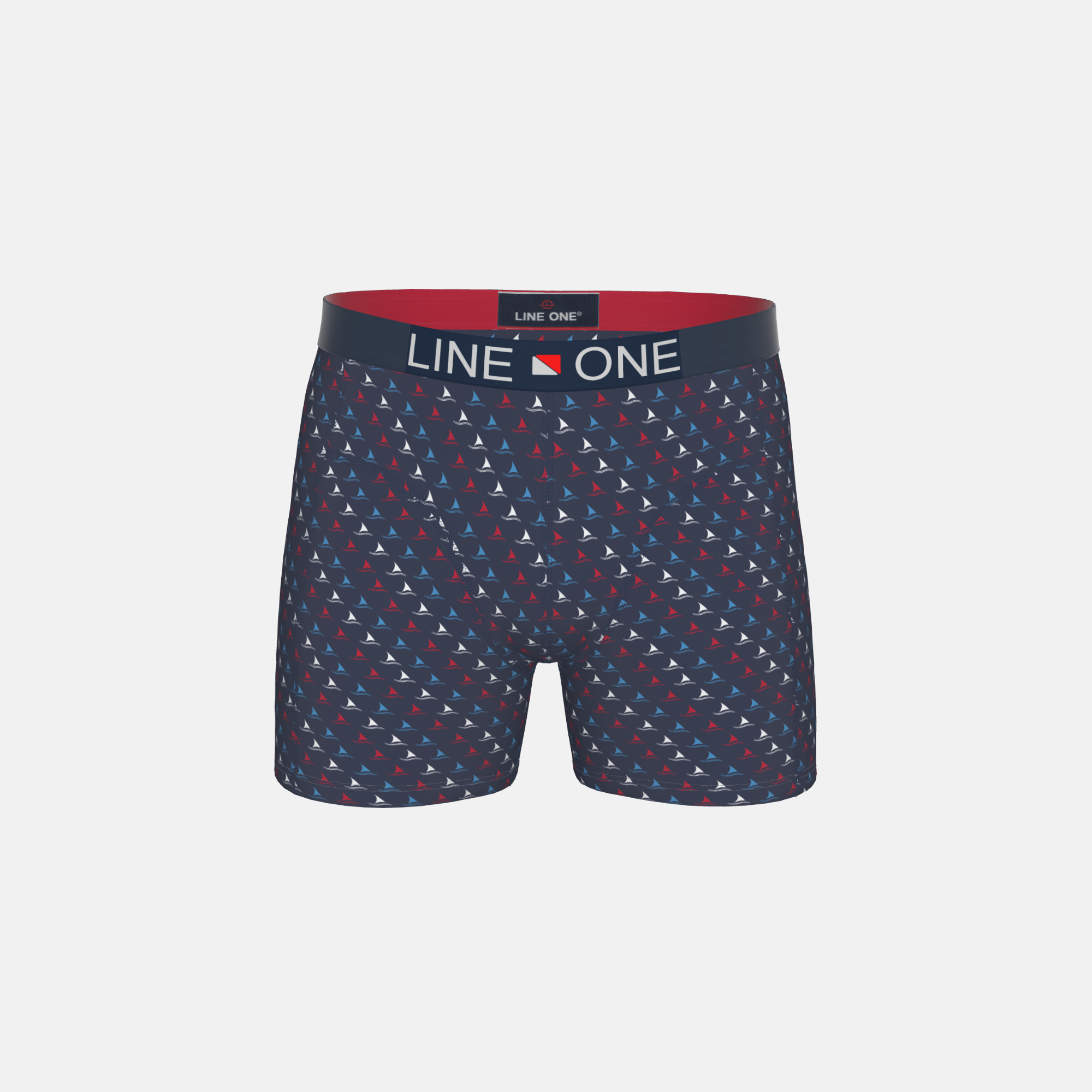 Line One Herren Boxershort "Digital" bedruckt