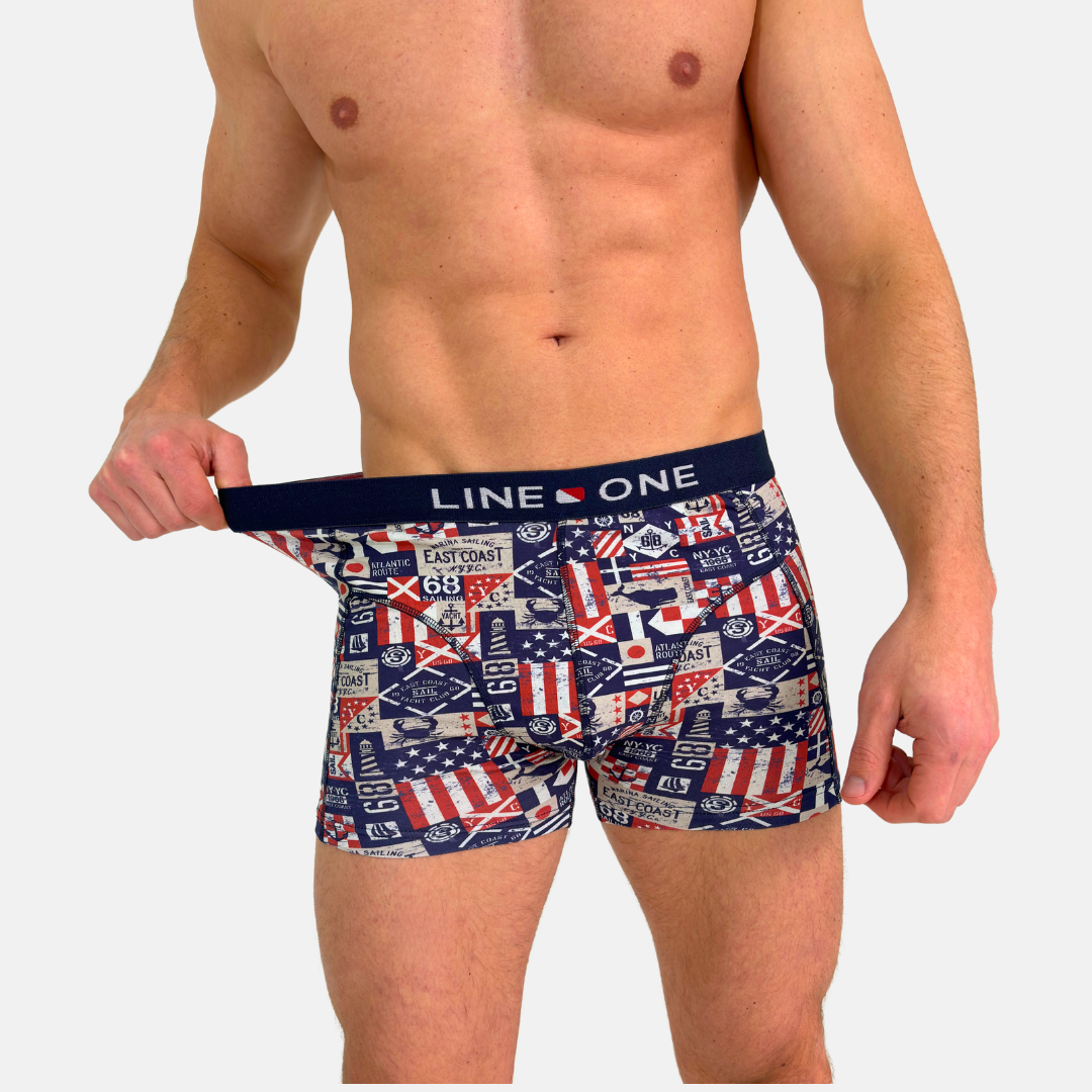 Line One Herren Boxershorts "East Coast"