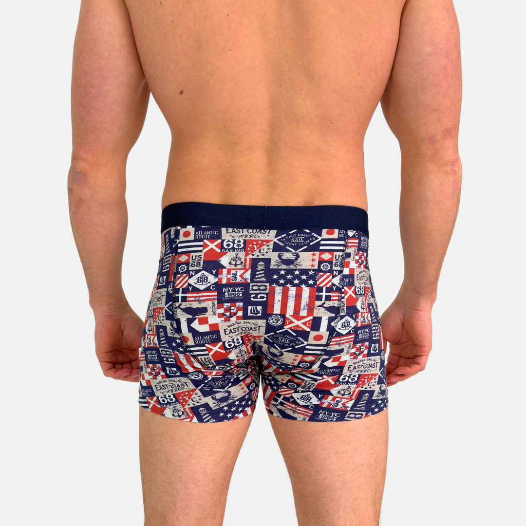 Line One Herren Boxershorts "East Coast"