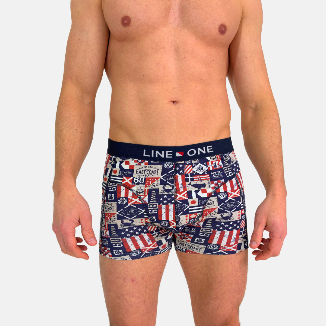 Line One Herren Boxershorts "East Coast"