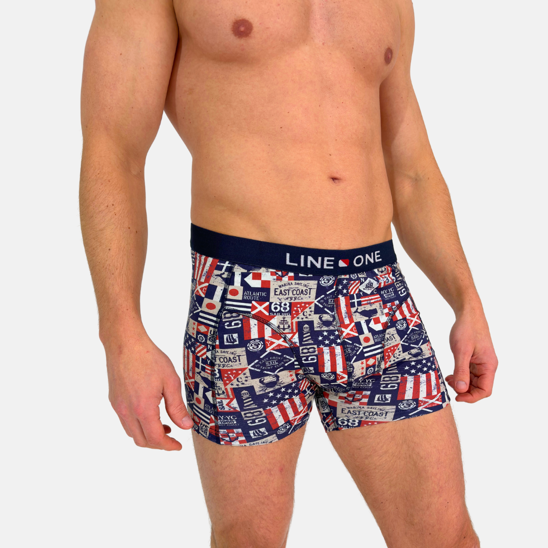Line One Herren Boxershorts "East Coast"
