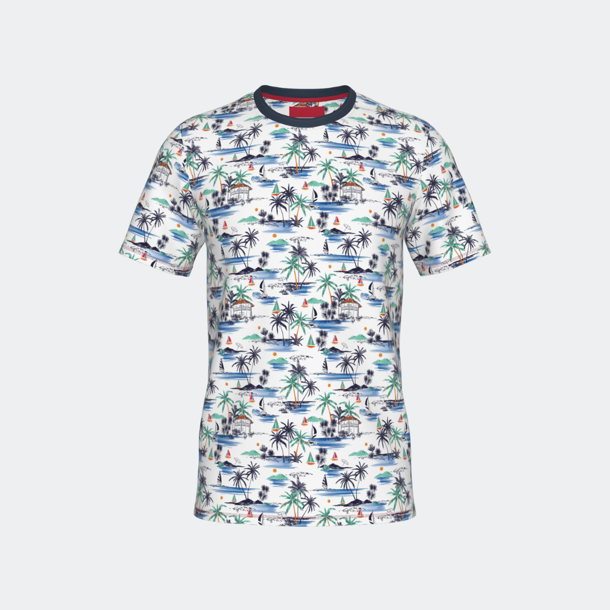 Line One Herren T-Shirt Crew Neck "printed"