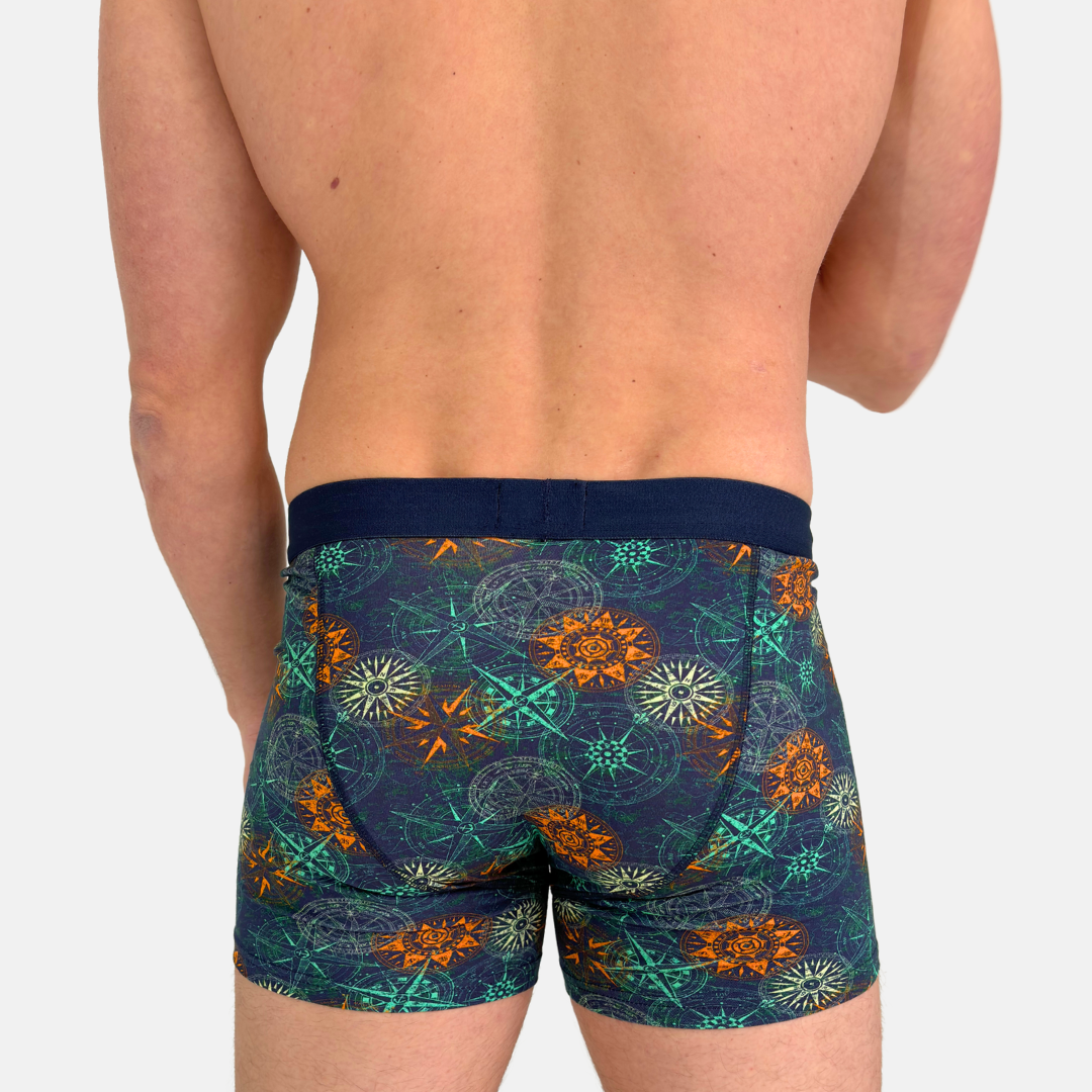 Line One Herren Boxershorts "Compass Rose"