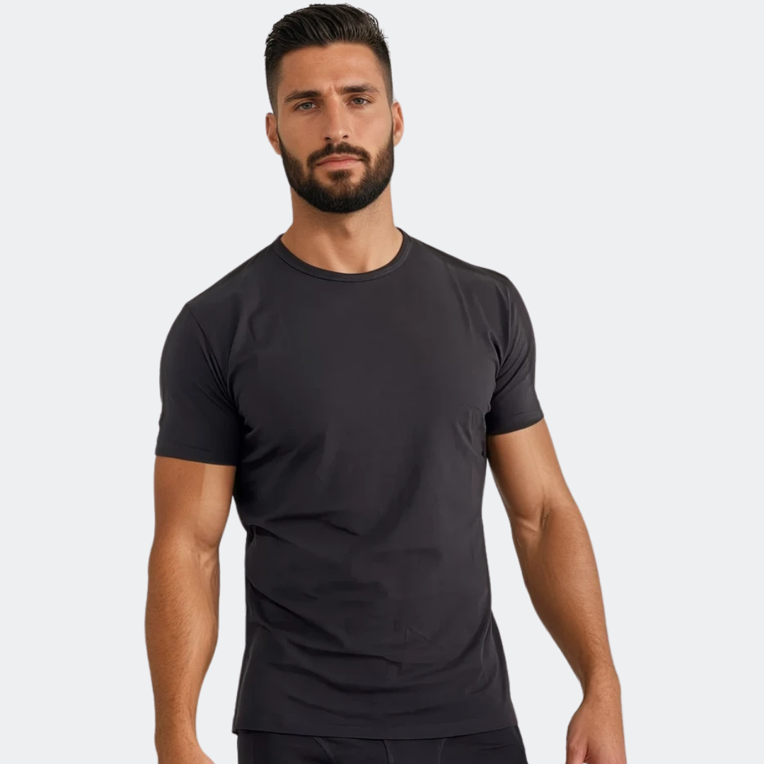 Herren T-Shirt – T-Shape, Rundhals, Baumwolle