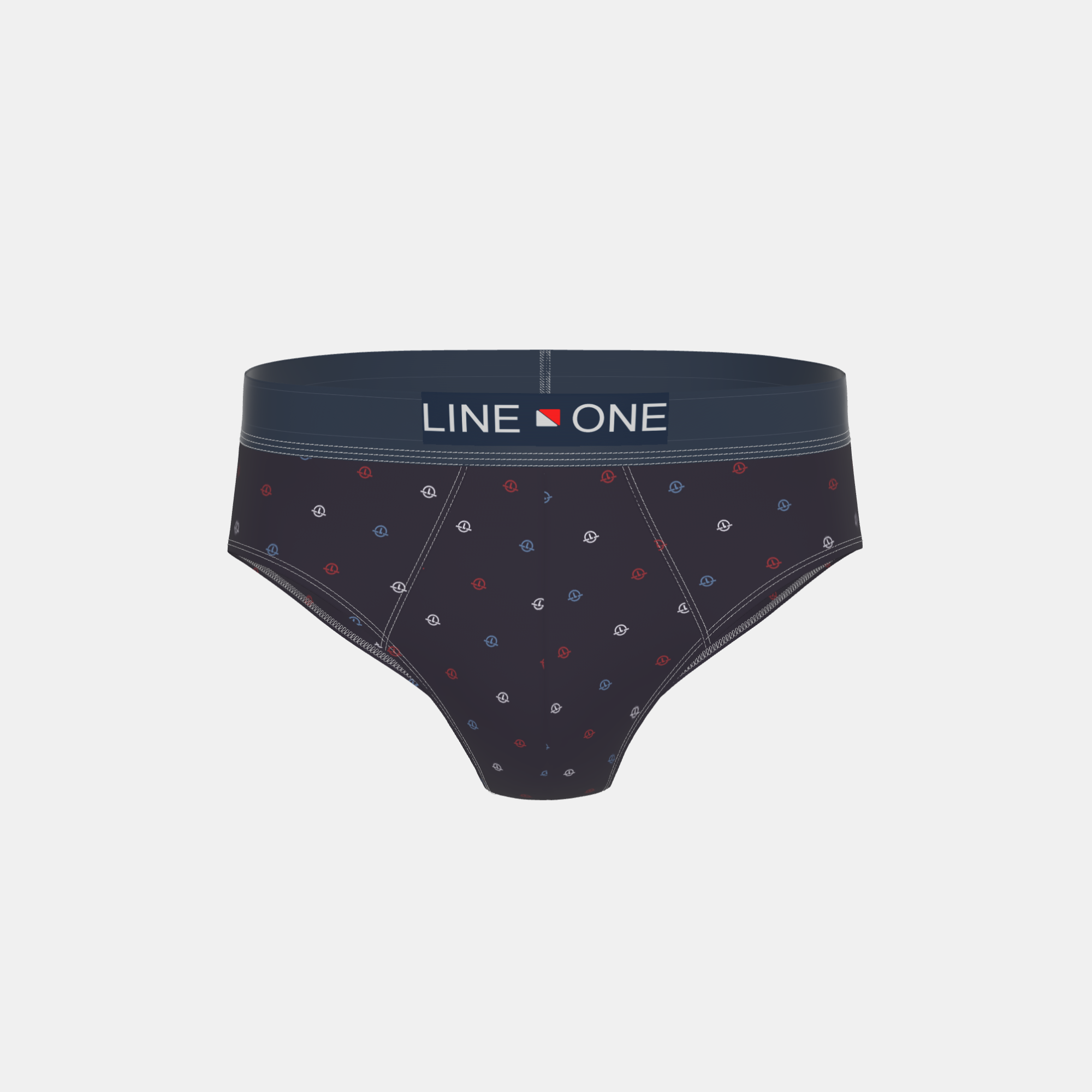 Line One Herren Slip "Digital" bedruckt