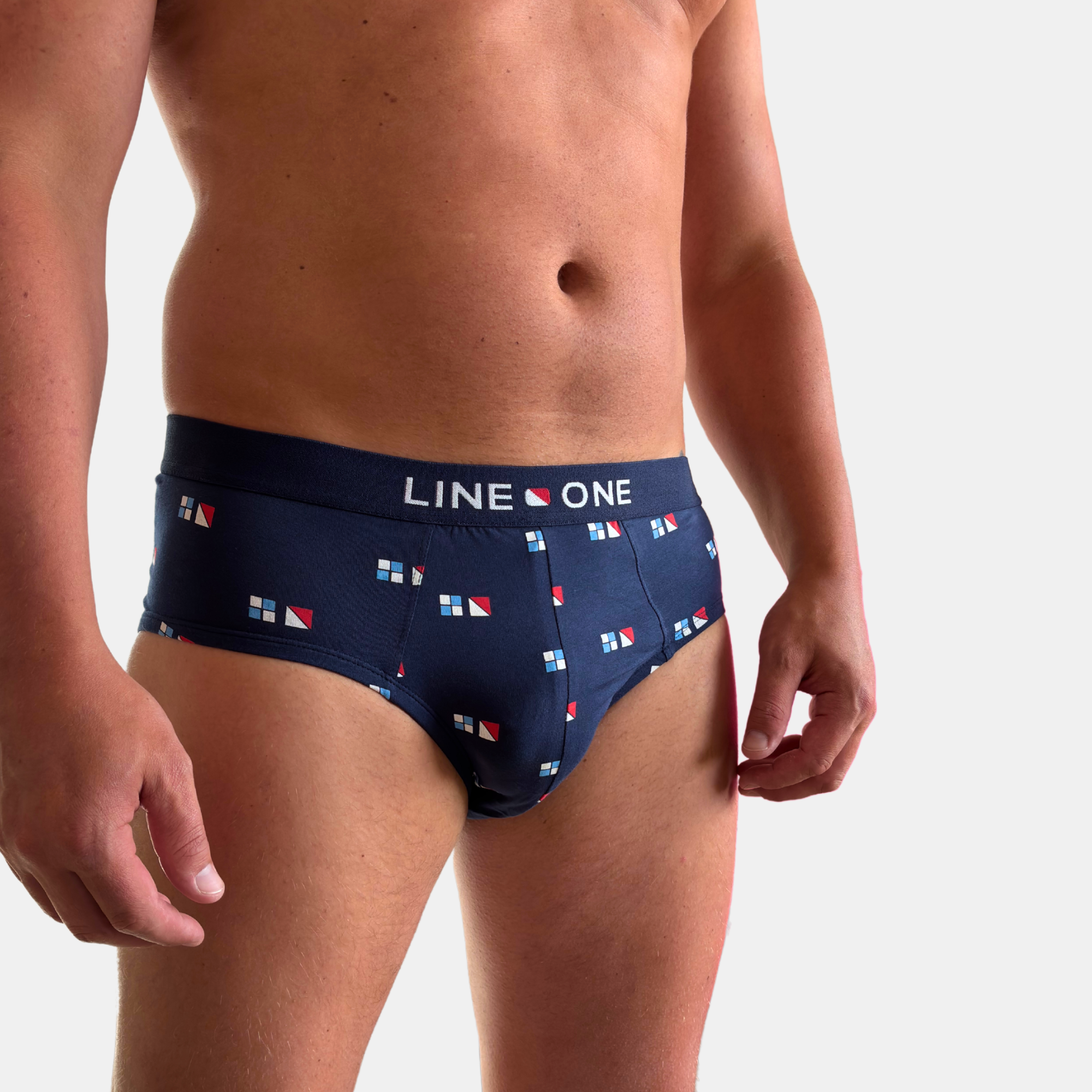 Line One Herren Slip "Digital" bedruckt