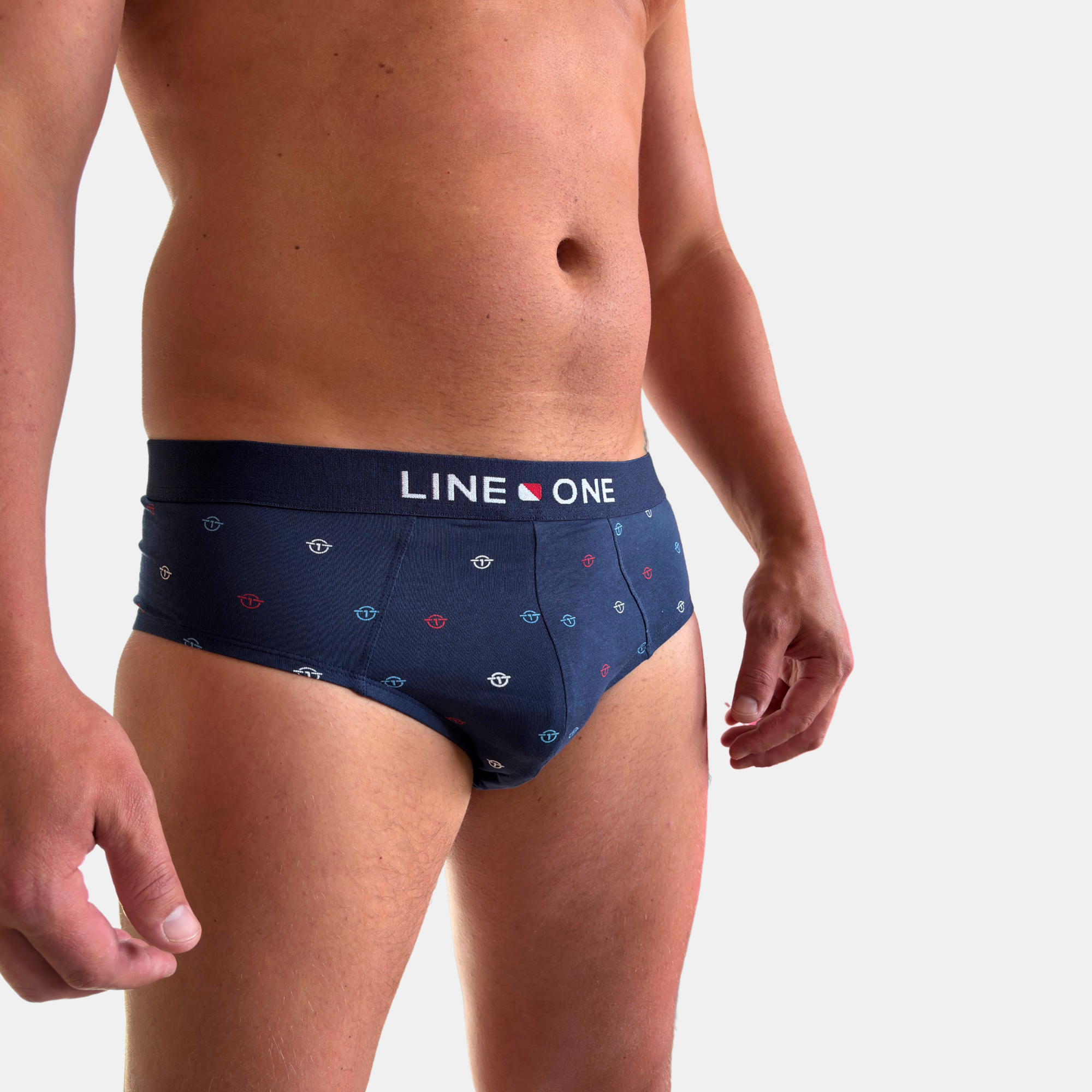 Line One Herren Slip "Digital" bedruckt