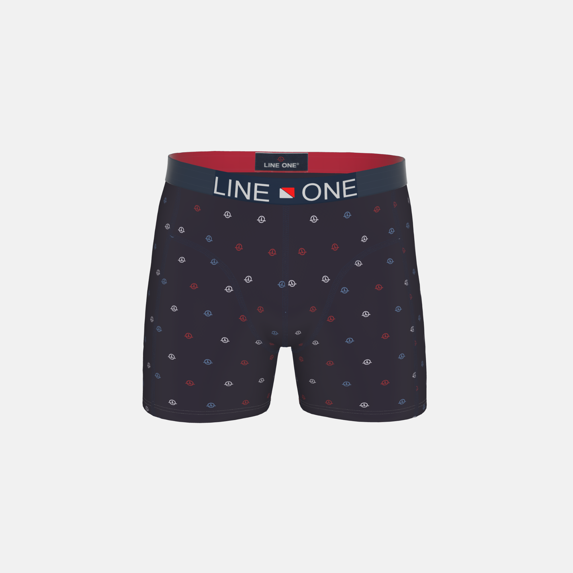 Line One Herren Boxershort "Digital" bedruckt
