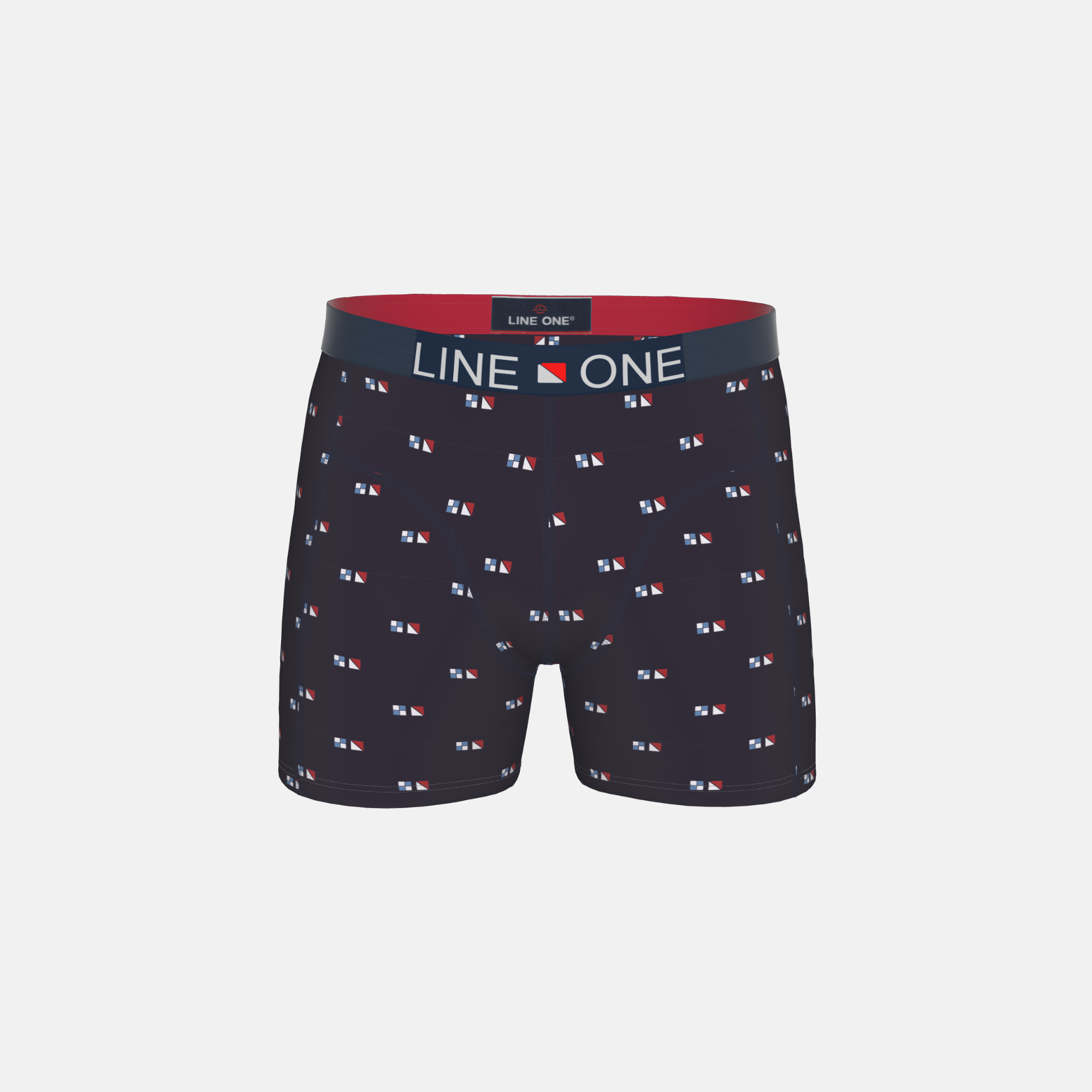 Line One Herren Boxershort "Digital" bedruckt
