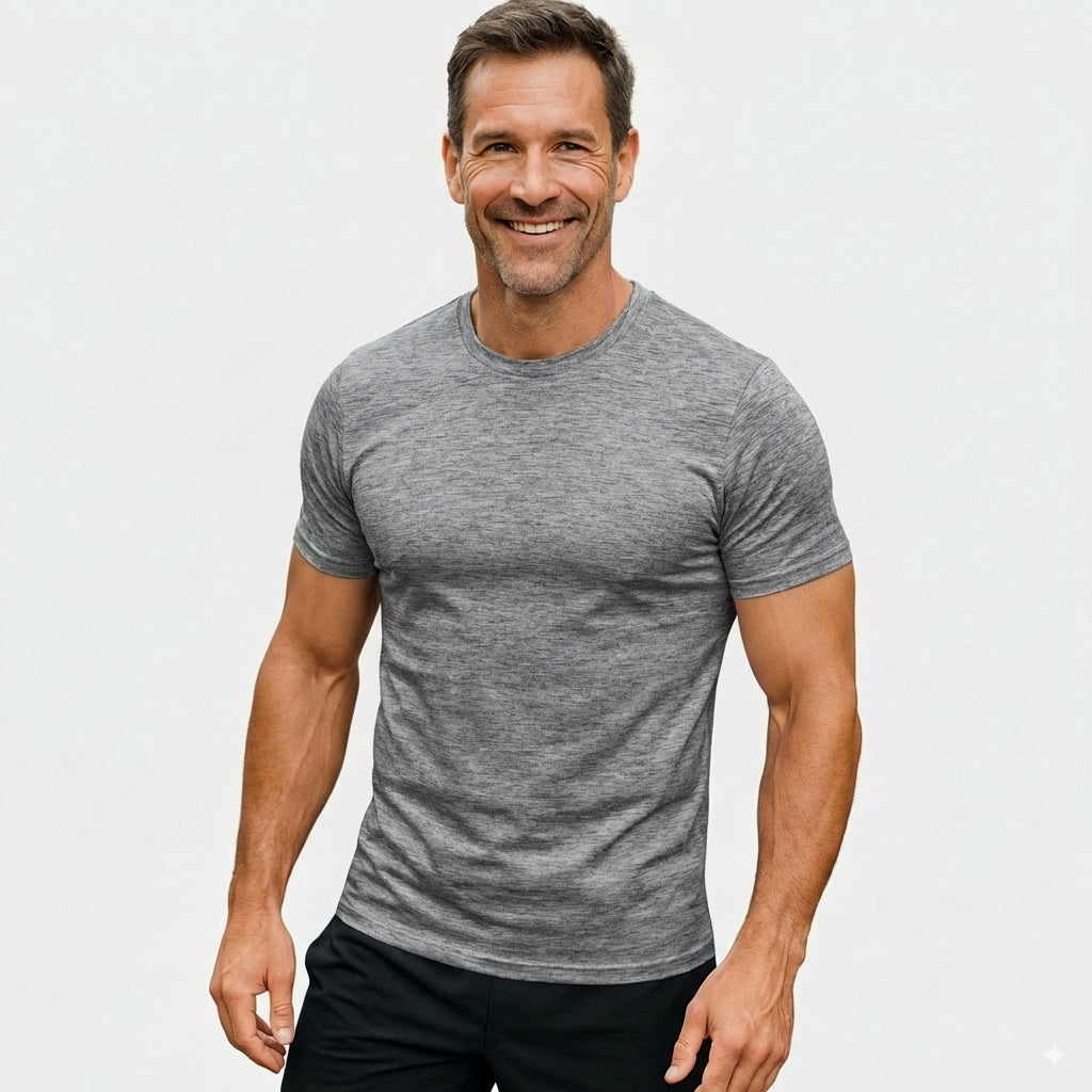 Herren T-Shirt – T-Shape, Rundhals, Baumwolle